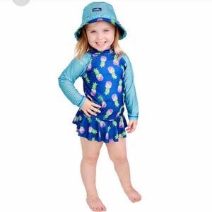 NEW! UV SKINZ Kids 3- Piece Swimwear Set